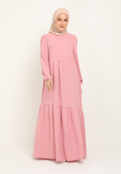 Hana Dress Bright Pink