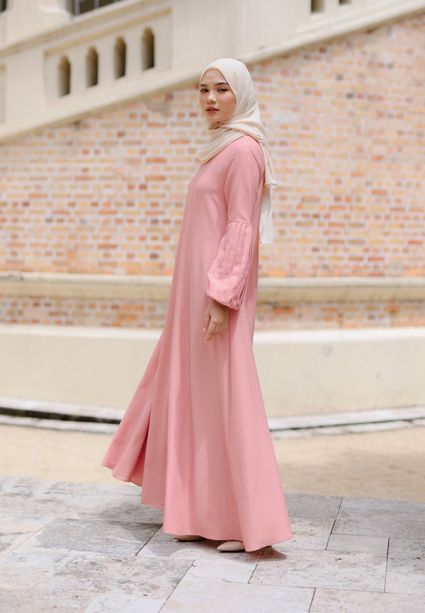 Qayra Dress Coral Pink