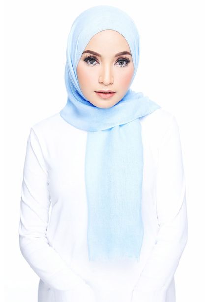 Cotton Wide Shawl Aster