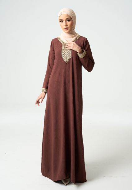 Lara Jubah Rich Brown 