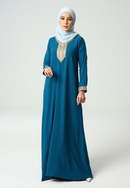 Lara Jubah Sea Green 