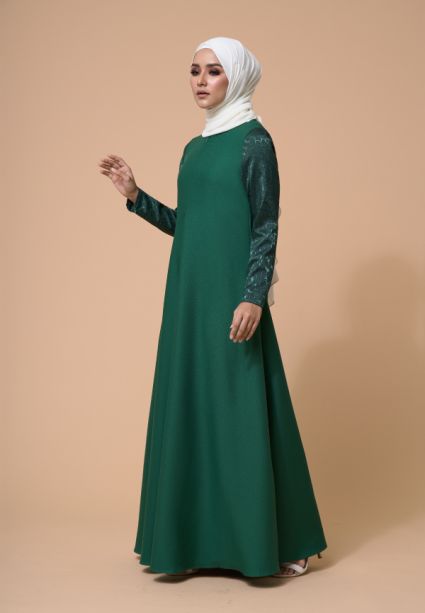 Karina Dress Eden Green