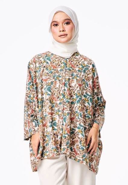 Mulan Printed Blouse - 009