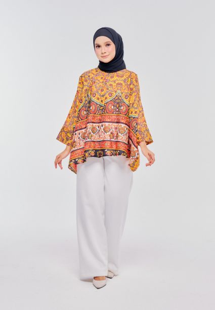 Mulan Printed Blouse - 041