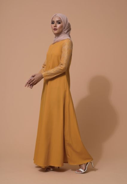 Mahira Dress Spectra Yellow