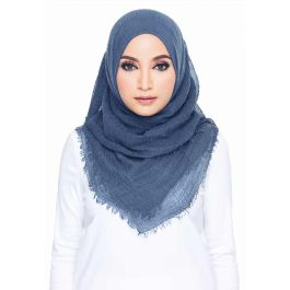 Buy Imaan Boutique Crumple Wide Shawl Almost Apricot Online